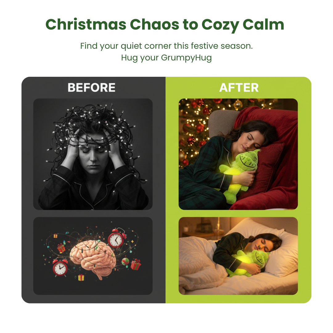 GrumpyHug™ Soothe & Snuggle Plush