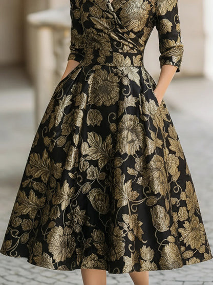 Meghan | Floral Midi Dress