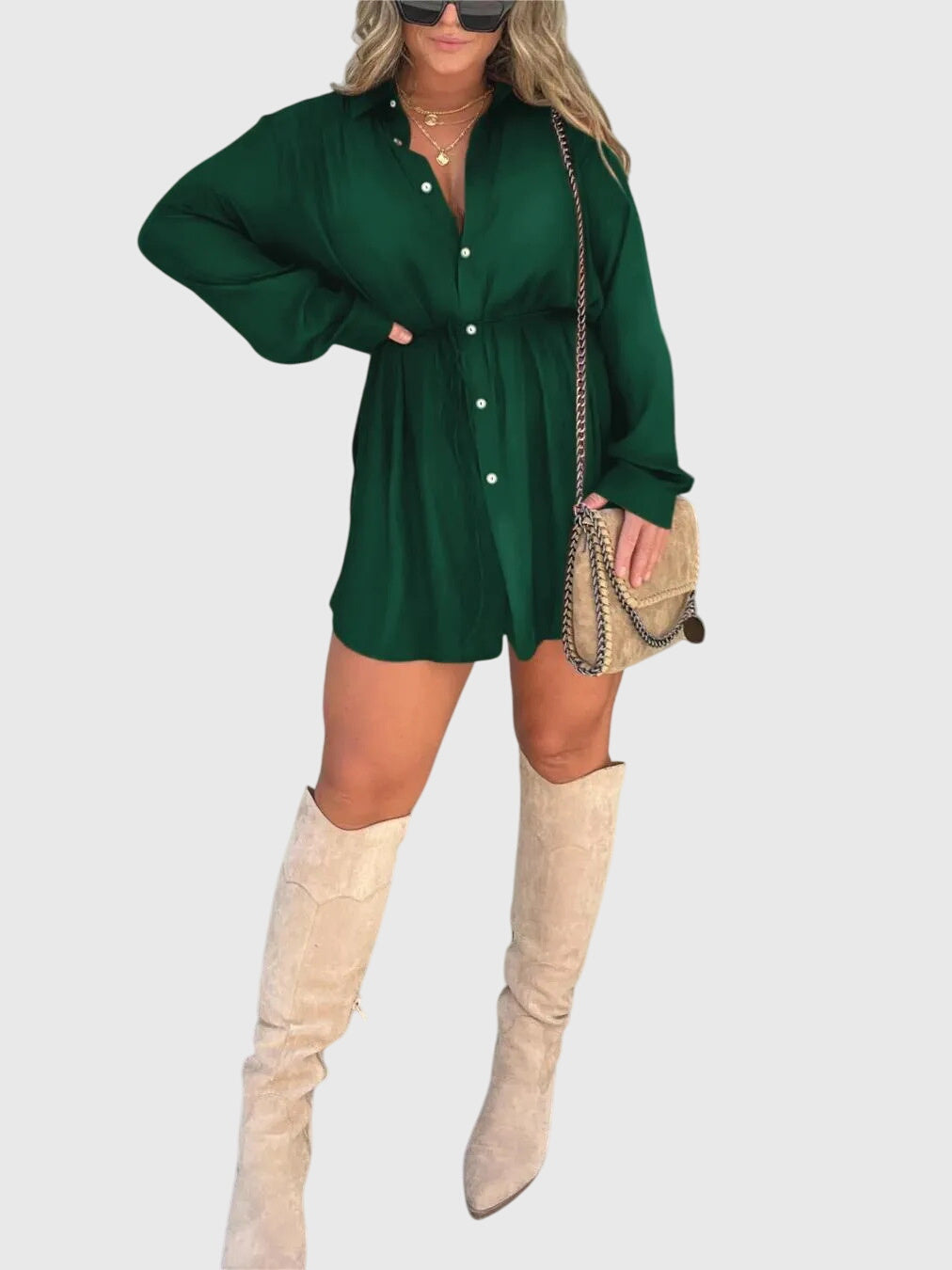 Jamie | Elegant Romper Dress
