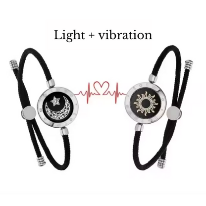 Long-distance bracelets Light + Vibration